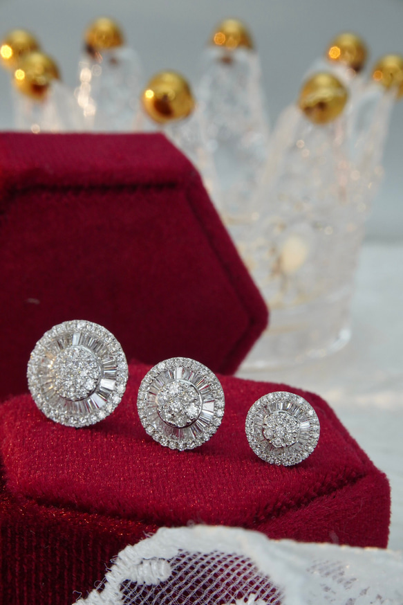 天然ダイヤモンドピアス 天然ダイヤモンドピアス0.46ct k18 ピアス（スタッド・一粒