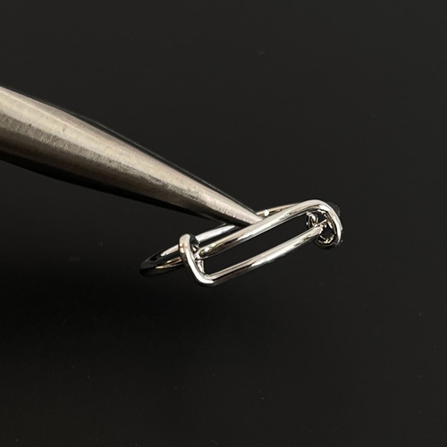 6個入り】9-14号 横に動かせる リング 指輪 シルバー 低金属アレルギー