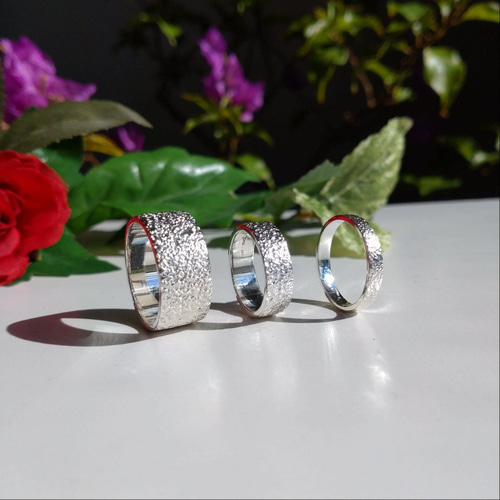 3㎜ 5㎜ 9㎜】 朝日に照らされた水面 キラキラ テクスチャー シルバー