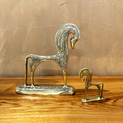 アンティーク　オブジェ　ゴールドホース　馬　Ｌサイズ 11枚目の画像