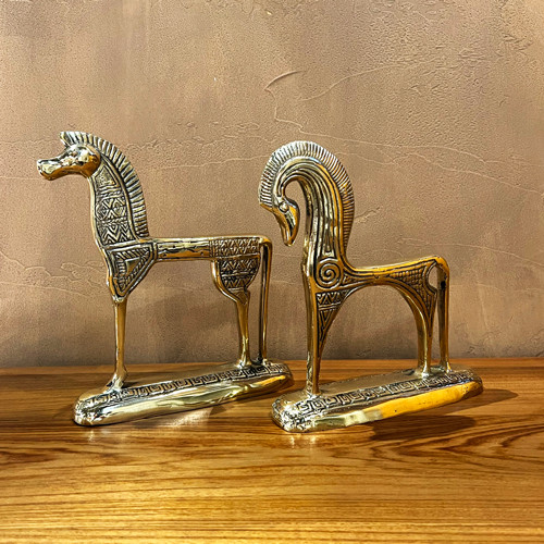 【稀少】 骨素材　アンティーク馬のオブジェ