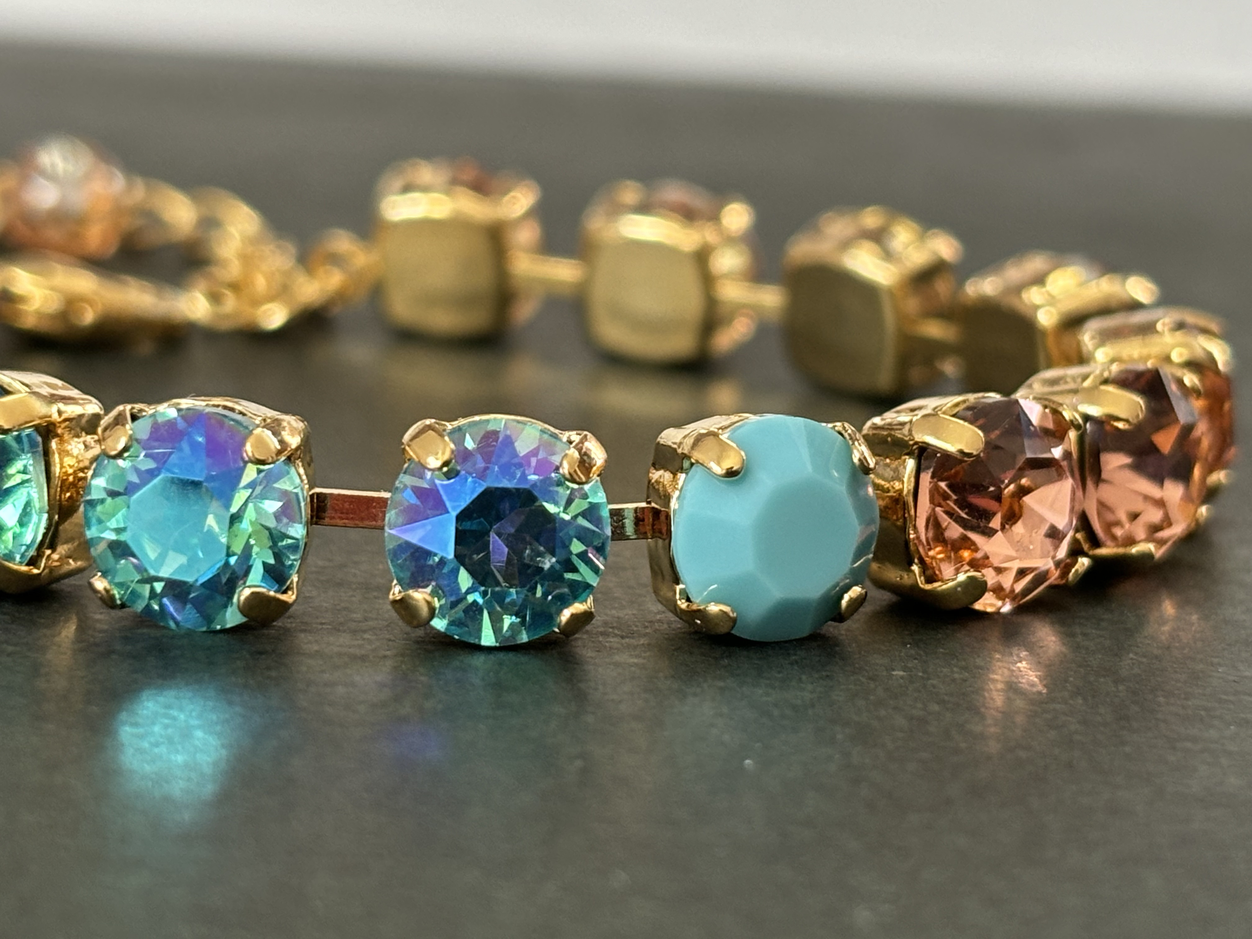 Light ＆TAquamarine Shimmerブレスレット