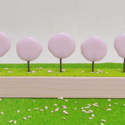 フュージンググラス　桜並木　大 5枚目の画像