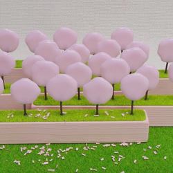 フュージンググラス　桜並木　大 6枚目の画像