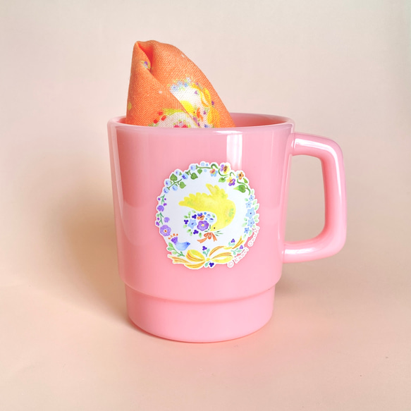 プラコップ (プラスチックマグカップ)《Flower gift》 3枚目の画像