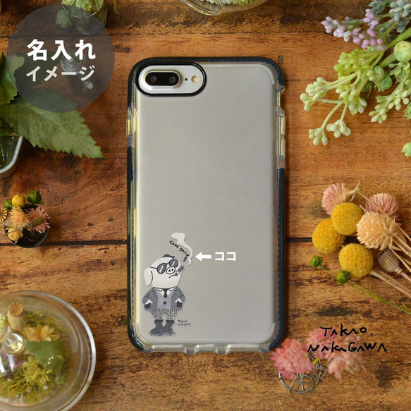 透明保護殼 iPhone 保護殼 Cool Pig Oshikatsu Oshi Goods 第2張的照片