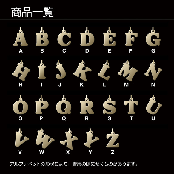 アルファベットの迷子札【真鍮/ブラス】イニシャル キーホルダー チャーム 犬の迷子札 いぬの名札 名入れ刻印 ネームタグ 10枚目の画像