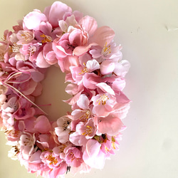 残り1点◆wreath of cherry blossoms 桜のリース　春の新作 2枚目の画像