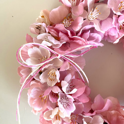 残り1点◆wreath of cherry blossoms 桜のリース　春の新作 4枚目の画像
