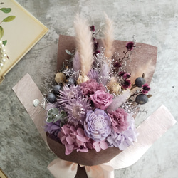 Swag bouquet ＜sirosumire＞＊スワッグ＊春＊ブーケ＊スプリング＊壁掛け＊プリザーブドフラワー＊お花 8枚目の画像