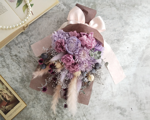 Swag bouquet ＜sirosumire＞＊スワッグ＊春＊ブーケ＊スプリング