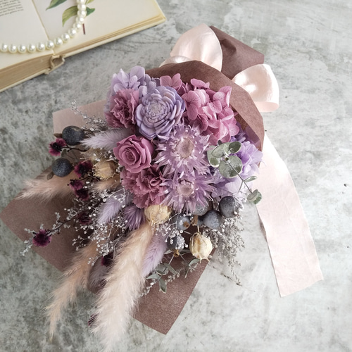 Swag bouquet ＜sirosumire＞＊スワッグ＊春＊ブーケ＊スプリング