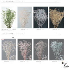 地球農場！永生花「福袋 4,000 日圓 1,000 天縐紗、繡球花、霞草」免運費 鮮花材料 迷你霞草繡球 第17張的照片