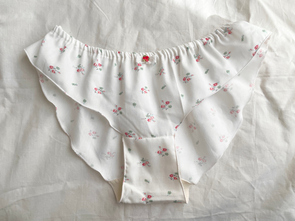 s maryanna kフレアふんどしショーツ3枚おまとめ 小花柄フレアパンティ Mサイズ ふんどしパンツ おやすみパンティ