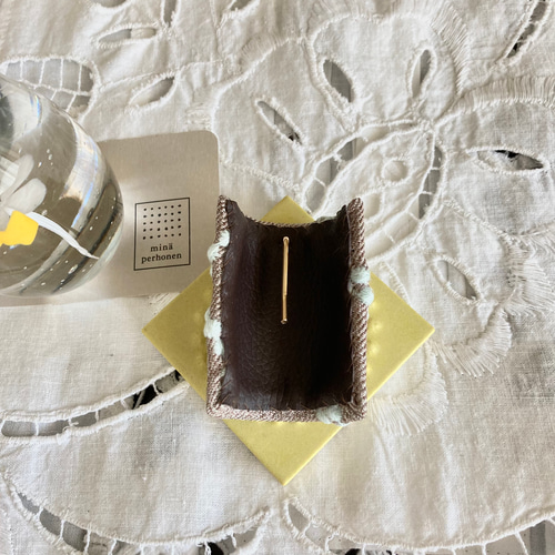 ミナペルホネン tambourine ♡ ロングポニーフック ヘアピアス ポニー