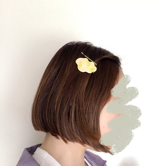 mokumokuカラフルヘアクリップ 8枚目の画像