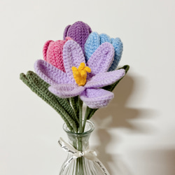 針織花系列-盛放鬱金香 Tulip 第5張的照片