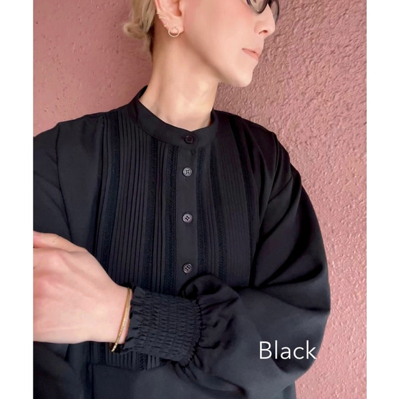 RATA❤️兩種顏色可選❤️一件式設計❤️優雅休閒的成人連身裙❤️褶襉和蓬鬆袖子❤️適合日常穿著和特殊場合❤️ 第2張的照片