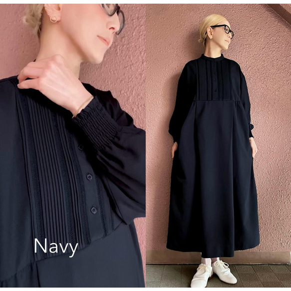 RATA❤️兩種顏色可選❤️一件式設計❤️優雅休閒的成人連身裙❤️褶襉和蓬鬆袖子❤️適合日常穿著和特殊場合❤️ 第11張的照片