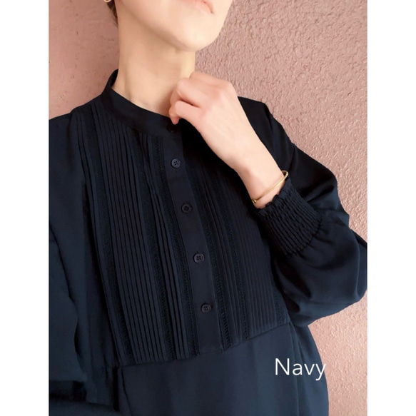 RATA❤️兩種顏色可選❤️一件式設計❤️優雅休閒的成人連身裙❤️褶襉和蓬鬆袖子❤️適合日常穿著和特殊場合❤️ 第5張的照片