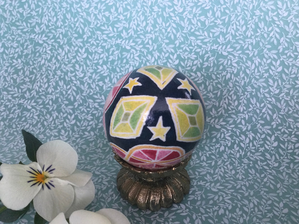 イースターエッグ(PYSANKY)  本物の卵です(๑˃̵ᴗ˂̵) 8枚目の画像