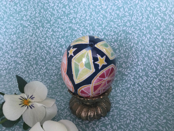 イースターエッグ(PYSANKY)  本物の卵です(๑˃̵ᴗ˂̵) 7枚目の画像