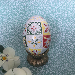 イースターエッグ(PYSANKY)  本物の卵です(๑˃̵ᴗ˂̵) 6枚目の画像