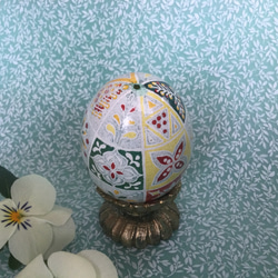 イースターエッグ(PYSANKY)  本物の卵です(๑˃̵ᴗ˂̵) 7枚目の画像