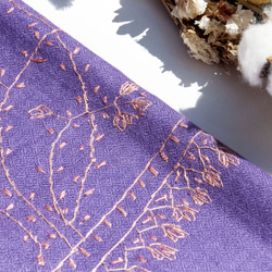 カシミア カシミア/カシミア スカーフ/ピュア ウール スカーフ ショール/リング ベルベット ショール 刺繍入り フラワー メ 16枚目の画像