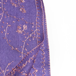 カシミア カシミア/カシミア スカーフ/ピュア ウール スカーフ ショール/リング ベルベット ショール 刺繍入り フラワー メ 10枚目の画像