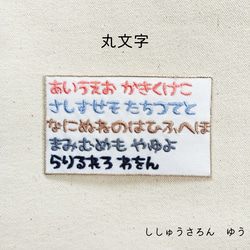 ポケットティッシュケース　（大）とお名前ワッペンのセット 8枚目の画像