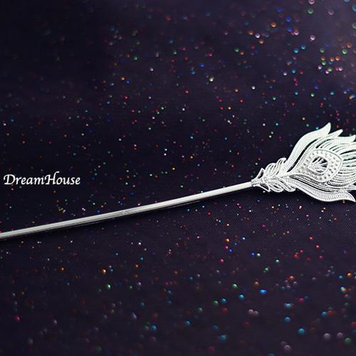 鳳羽のかんざし（銀色）＊簪＊着物和装 かんざし dreamhouse