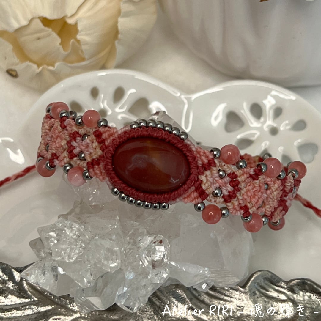 魂の温かさ［ムーアカイト］ミラクルブレスレット（小）