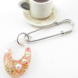 僕はもう待つことはしないけれど、クォーツの花束を持って先に行くから追いついてきてほしい♪<カブトピン>SB1017 2枚目の画像