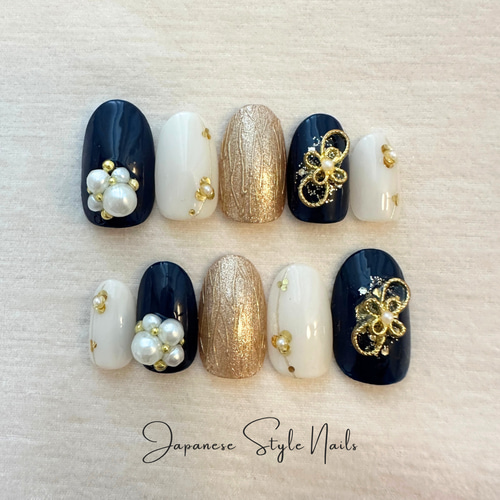 ネイルチップオーダー】卒業式 成人式 和装 ネイル ネイルチップ