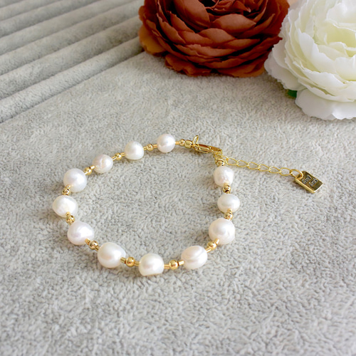 Pearl Dot x Gold Bracelet – Pearlish