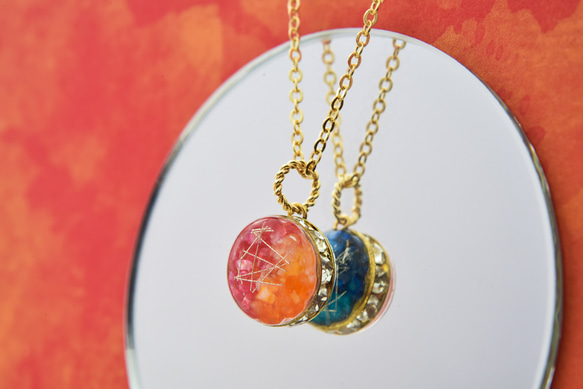 オレンジペンダントネックレス 楽天市場】オレンジ色ネックレスの通販