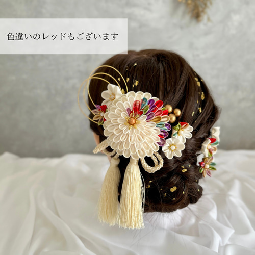 成人式 七五三 髪飾り つまみ細工 【レトロフラワー青】 人気 成人式 七五三 髪飾り つまみ細工 【レトロフラワー青】 人気