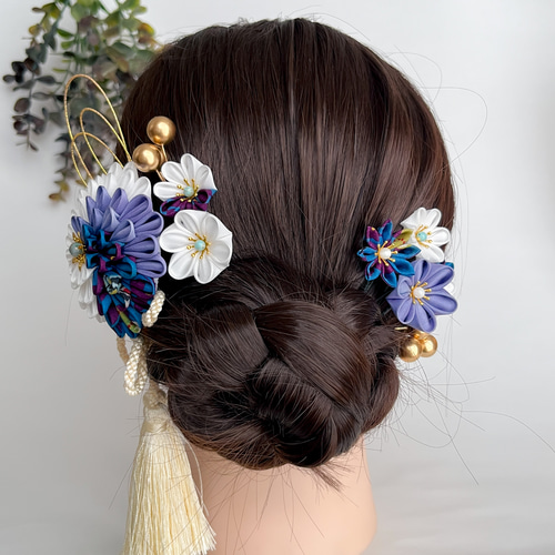 ALOHA　レトロモダン　和装髪飾り　七五三等♛︎no.450&単品 ALOHA レトロモダン 和装髪飾り 七五三等♛︎no.450&単品 N様