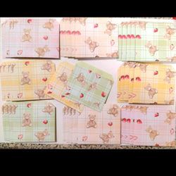 【送料無料】475⭐40枚⭐ミニ封筒⭐豆ポチ袋⭐折り紙・デザインペーパー☆ミニレター☆平袋 ラッピング 3枚目の画像
