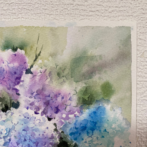 絵画　水彩画　あじさい 水彩画の基本〜あじさいを描くコツ 3分講座 How to draw