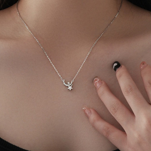 楽天市場】K10YG ダイヤモンド 星 ネックレス【0.05ct】【送料