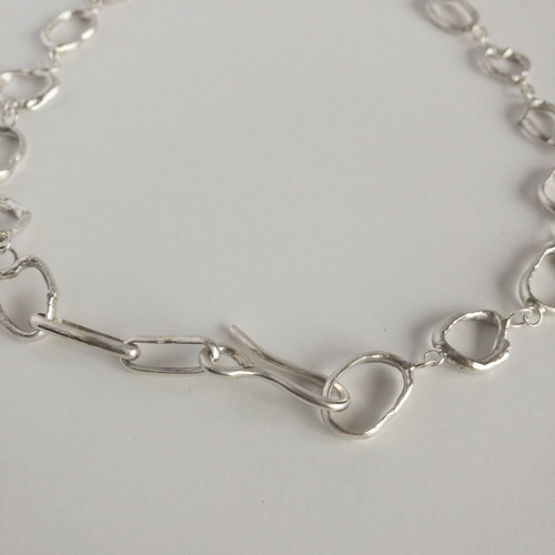 一点もの』《こだわり silver モチーフ チェーン ネックレス》シルバー