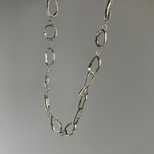 一点もの』《こだわり silver モチーフ チェーン ネックレス》シルバー