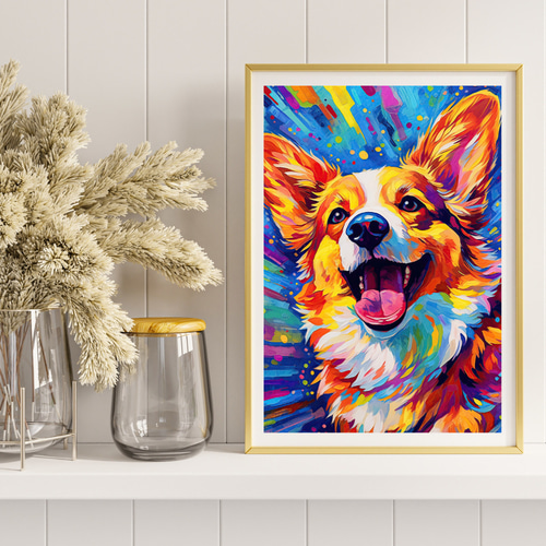 絵画　犬 楽天市場】【8/11迄 100円OFFクーポン】 絵画 アート 油絵