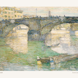 チャイルド・ハッサム Ponte Santa Trinita 橋 アートポスター 絵画 アートパネル AP284 5枚目の画像