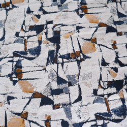 ジャガード織り生地 ゴンブラン織り 油絵感 几何学模様 3枚目の画像