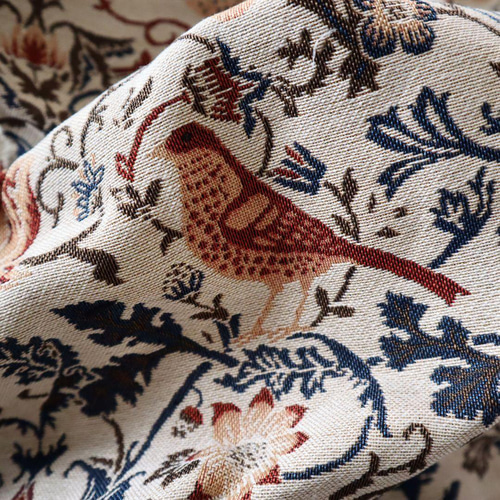 花鳥柄 ゴブラン織り生地 ジャガード織り 生地 Grace's Fabric 花鳥柄 ゴブラン織り生地 ジャガード織り 生地 Grace's Fabric