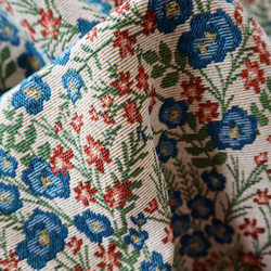 お花柄 ゴブラン織り生地 ジャガード織り ボタニカル柄 7枚目の画像