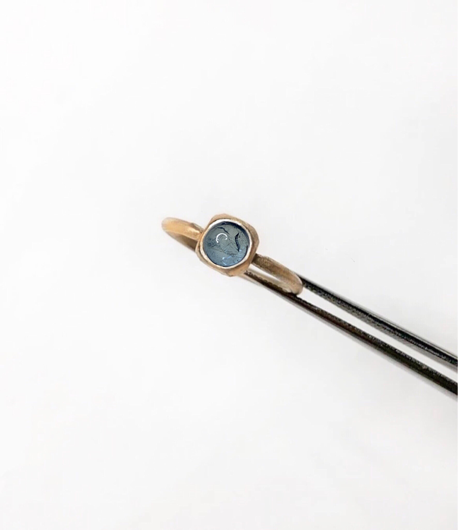 一点もの Mozambique Aquamarine リング/ 受注制作